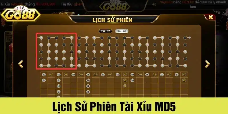 Đọc lịch sử phiên cược để nắm bắt thông tin về các ván chơi