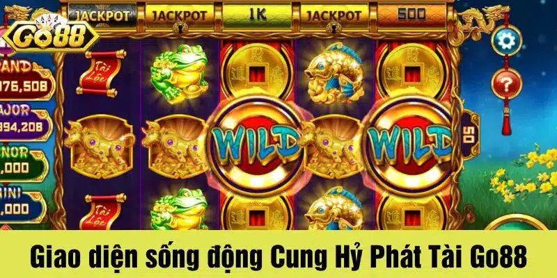 Giao diện sống động tại sảnh Cung Hỷ Phát Tài GO88