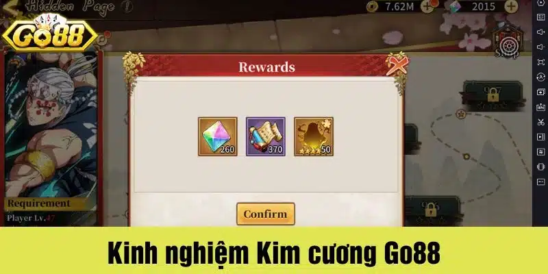 Kinh nghiệm đặt cược game Kim cương Go88