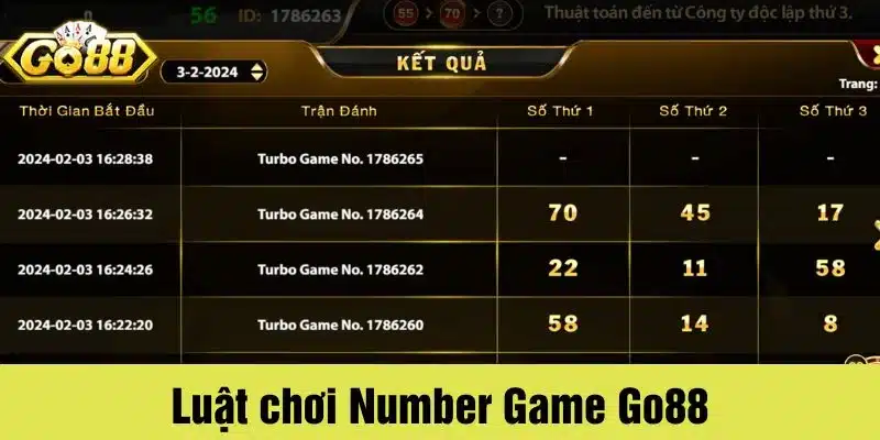 Hướng dẫn cách chơi Number Game chi tiết cho người mới
