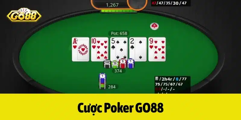 Trải nghiệm game bài Poker GO88 hấp dẫn và chất lượng nhất