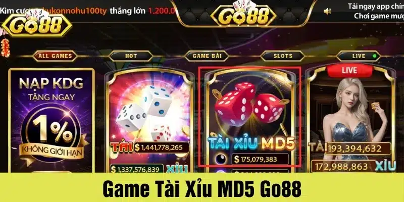 tài xỉu md5 go88