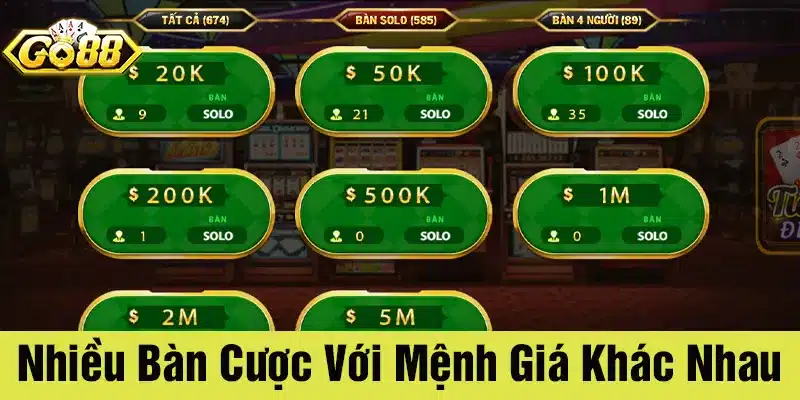 Tiến lên đếm lá Go88 được yêu thích vì sự công bằng